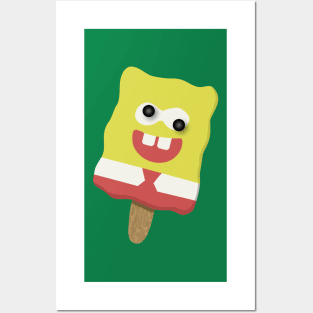 Spongebob popsicle Posters and Art